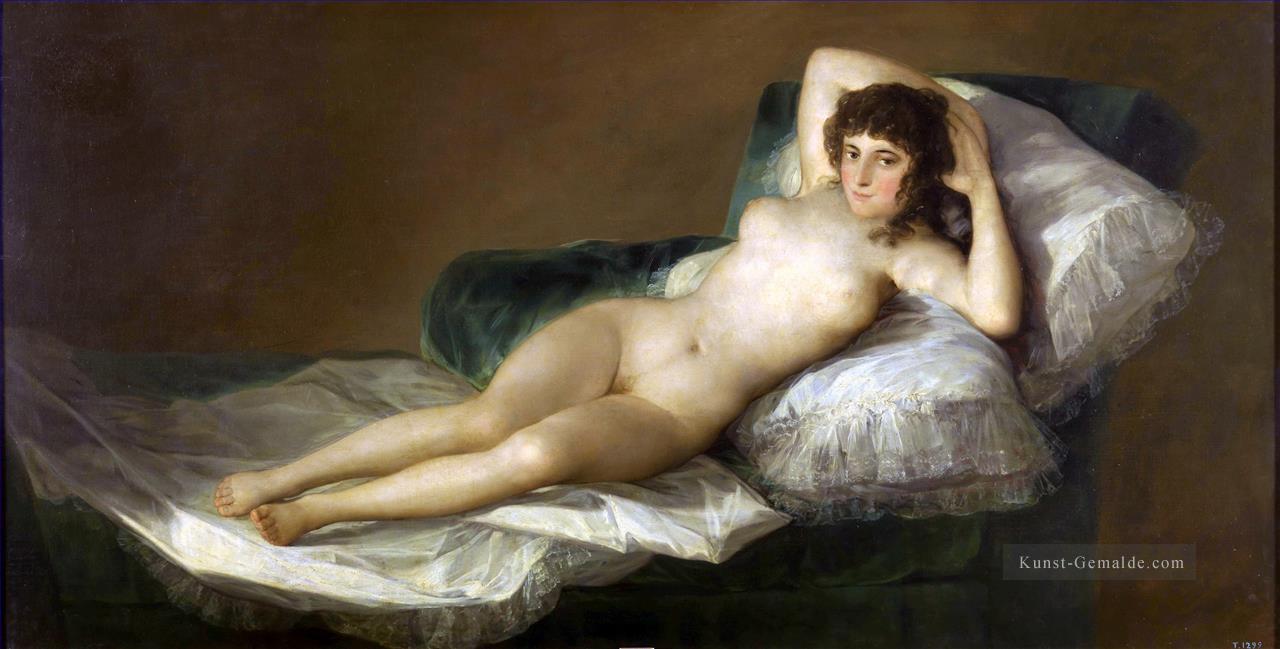 Nackte Maja Francisco de Goya Ölgemälde
